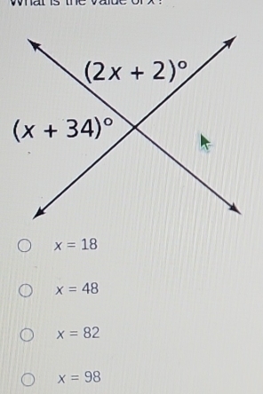 x=18
x=48
x=82
x=98