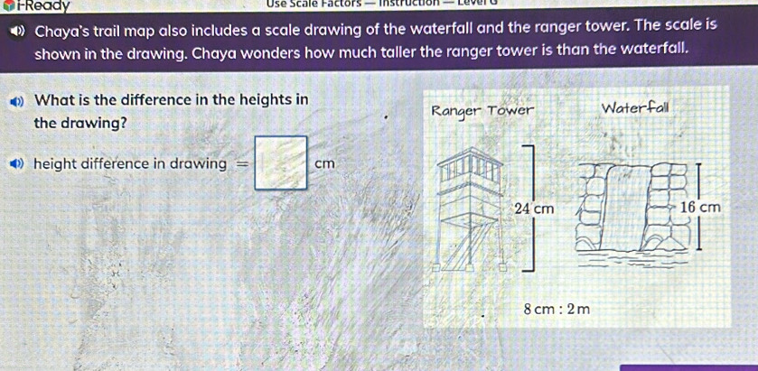 Solved: i-Ready Use Scale Factors — Instruction — Chaya's trail map ...