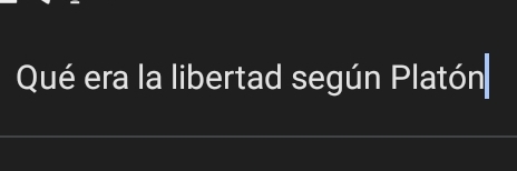 Qué era la libertad según Platón|