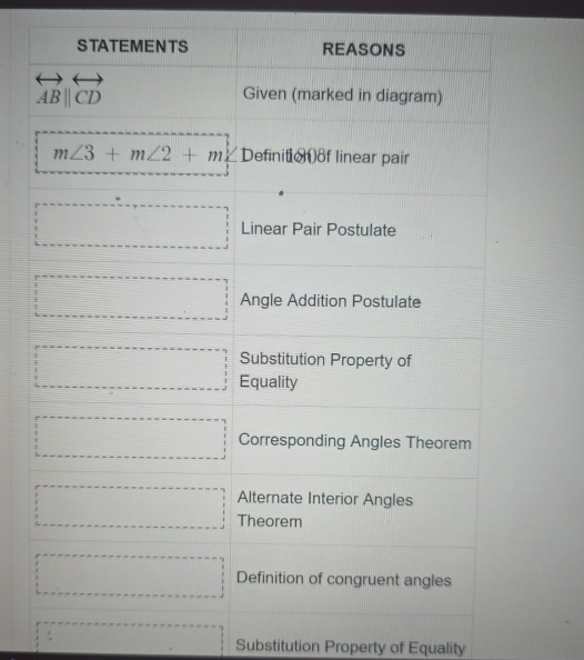 , Substitution Property of Equality