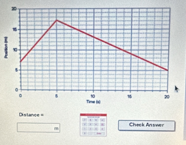 5
Distance=. n Check Answer
m