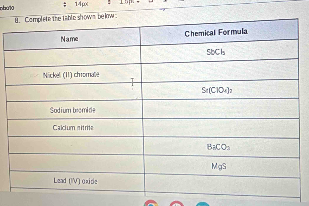 oboto 14px ; 1.5pt