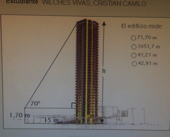 Estudiante WILCHES VIVAS, CRISTIAN CAMILO