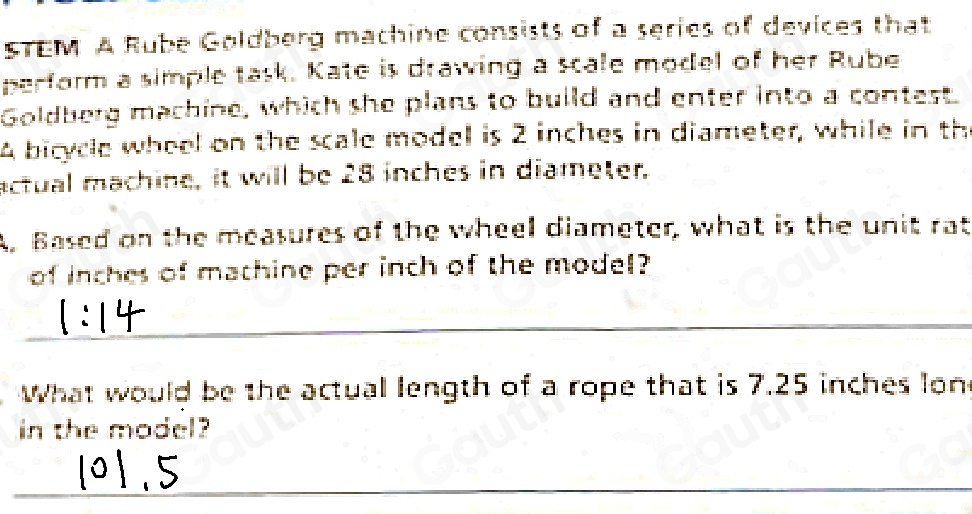Solved: STEM A Rube Goldberg machine consists of a series of devices ...