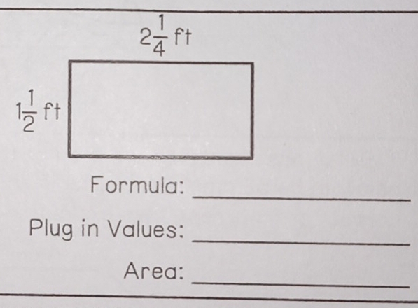 Formula:
Plug in Values:_
_
Area: