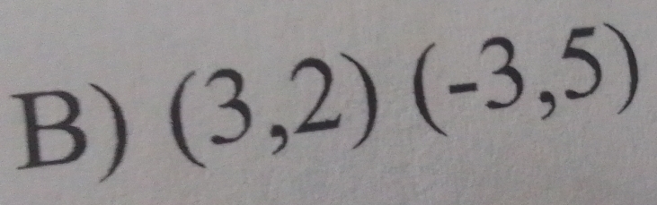 (3,2)(-3,5)