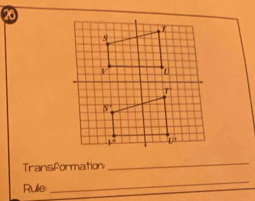 ⑳ 
Transformation: 
_ 
Rule: 
_