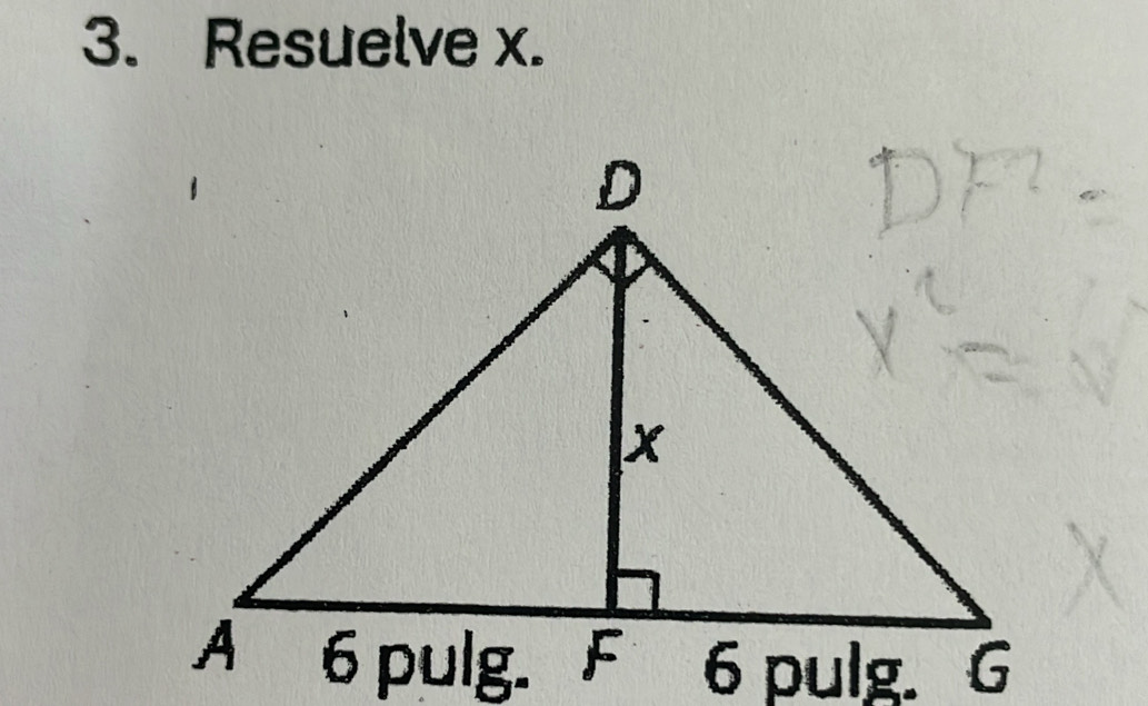 Resuelve x.