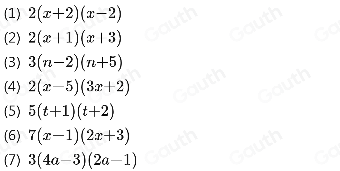 Solved: ACTIVITY 9 : Factoring General Trinomials Putting it all ...