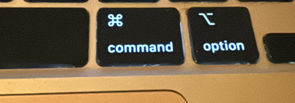 H
τ 
command option