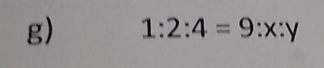 1:2:4=9:x:y