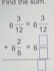 Find the sum.