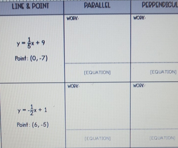 LINE & POINT PARALLEL PERPENDICUL
ON]
N]