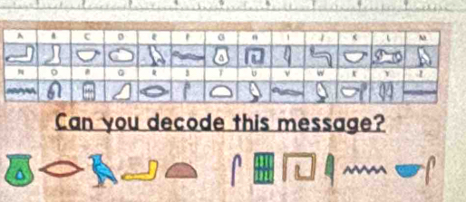 Can you decode this message?