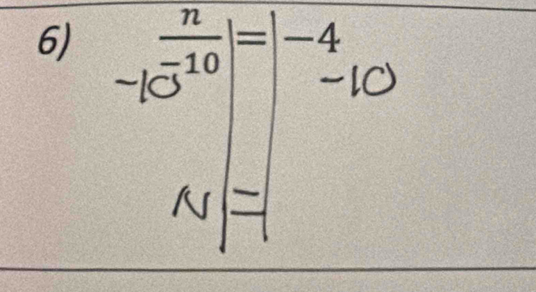  n/-10 |=|-4