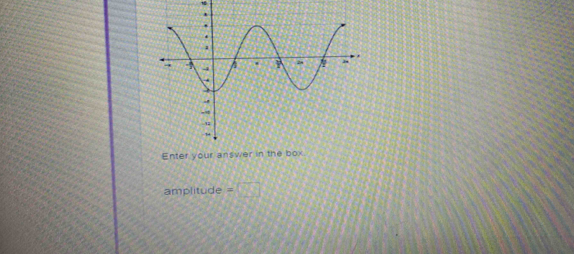 amplitude =□