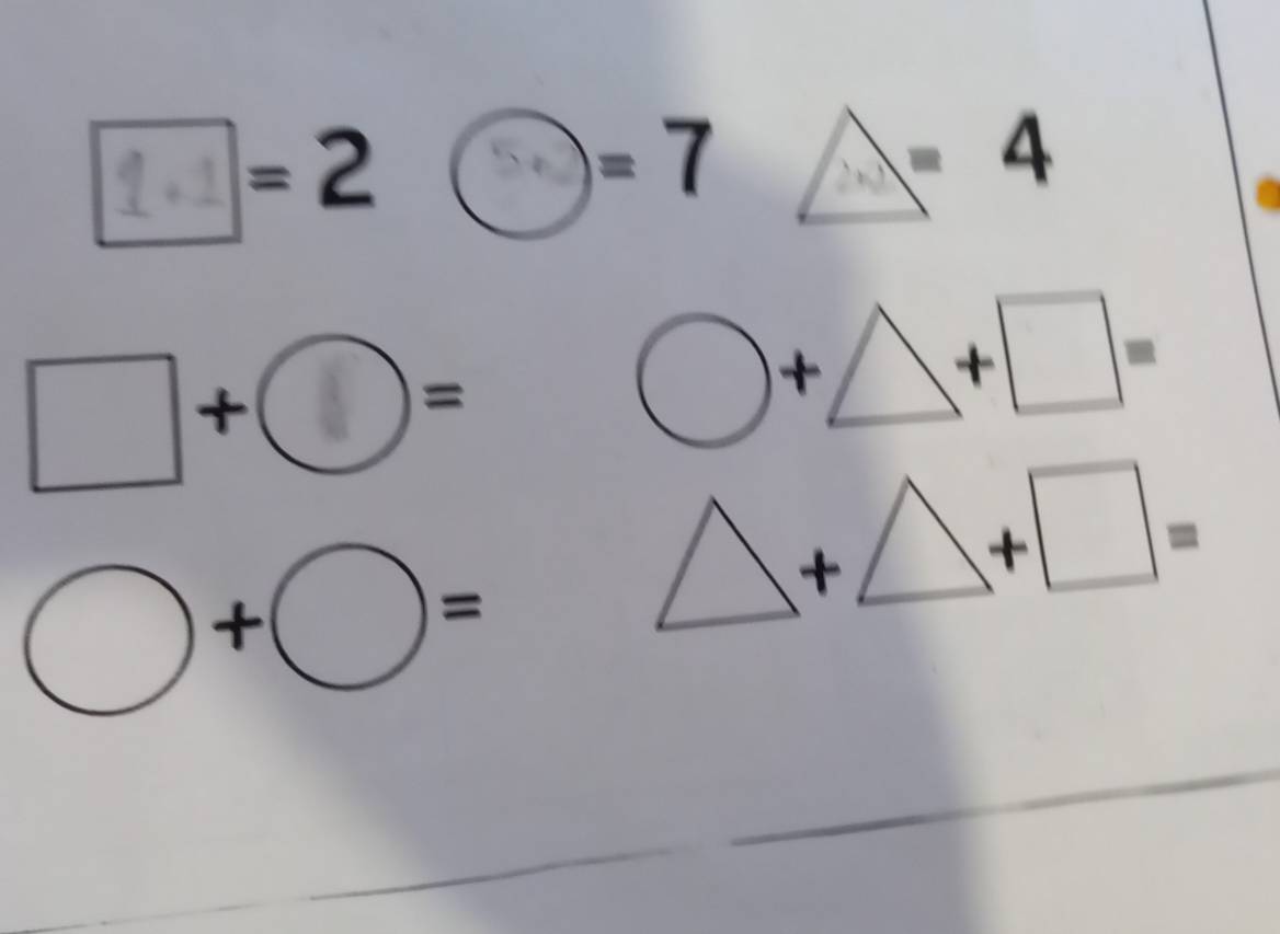 1.1= 2 C 2
□+C +
)= bigcirc +△ +□ =
bigcirc +bigcirc =