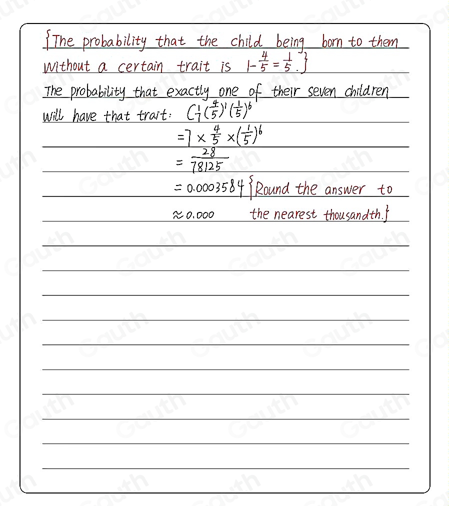 Solved: Mr. and Mrs. Doran have a genetic history such that the ...