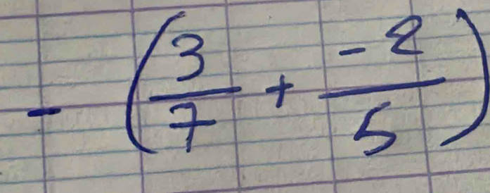 -( 3/7 + (-2)/5 )