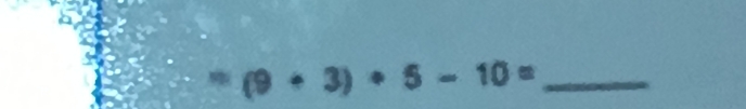 ^m(9+3)+5-10= _