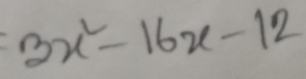 3x^2-16x-12