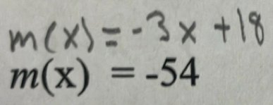 m(x)=-54