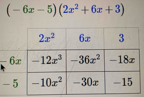 (-6x-5)(2x^2+6x+3)