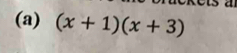 (x+1)(x+3)