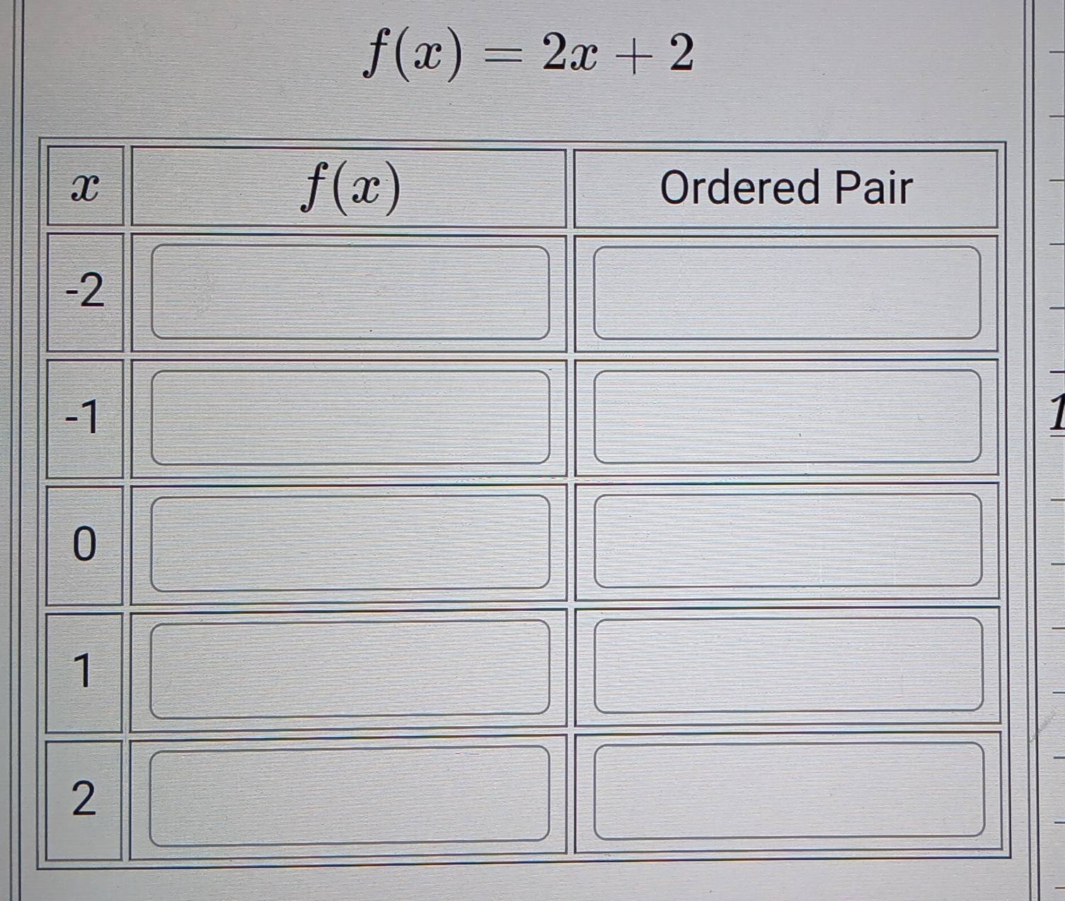 f(x)=2x+2
1