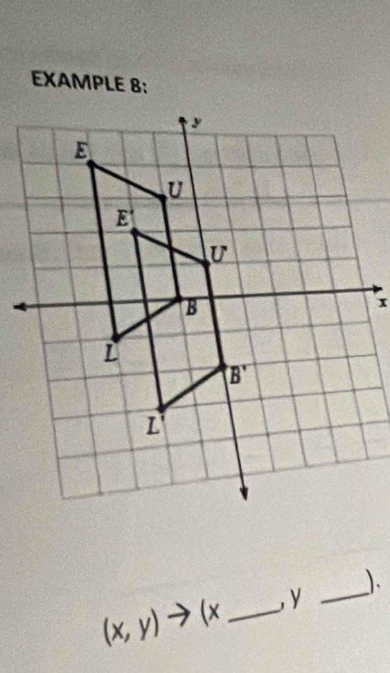 EXAMPLE 8:
).
(x,y)to (x _y_