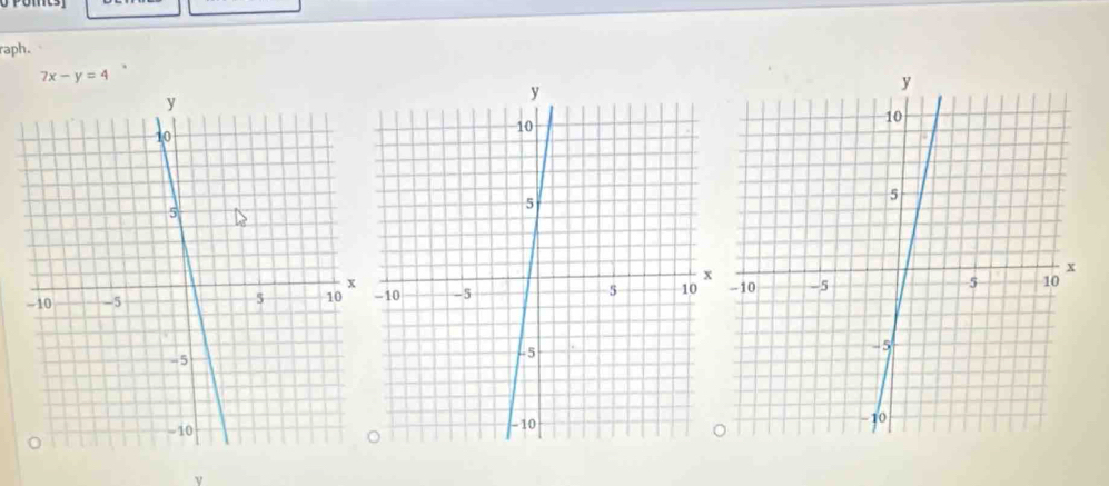 raph.
7x-y=4
v