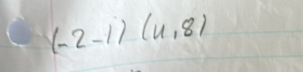 (-2-1)(u,8)