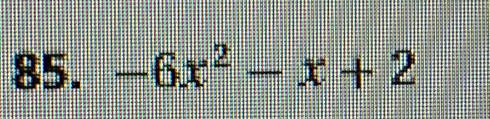 -6x^2-x+2