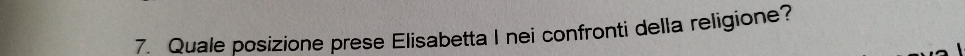 Quale posizione prese Elisabetta I nei confronti della religione?