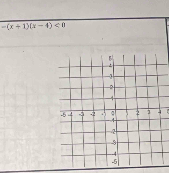 -(x+1)(x-4)<0</tex>