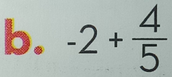 -2+ 4/5 