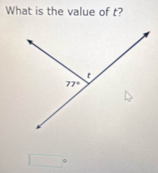 What is the value of t?
^