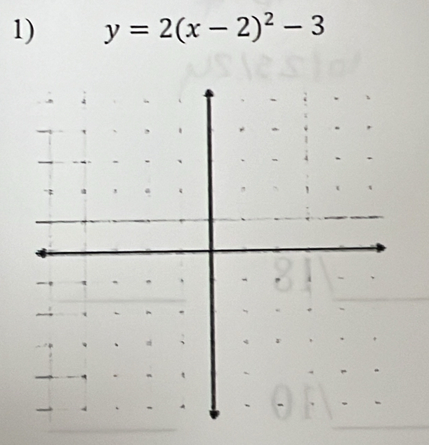 y=2(x-2)^2-3