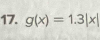 g(x)=1.3|x|