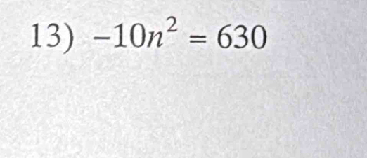 -10n^2=630