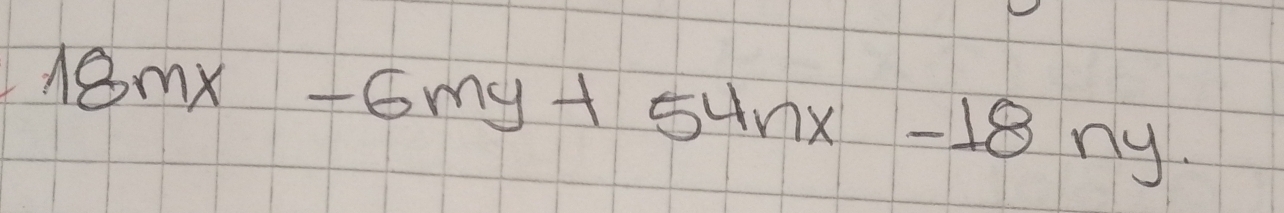 18mx-6my+54nx-18ny.