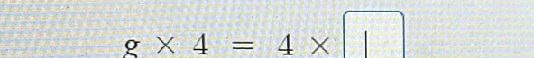 g* 4=4* □