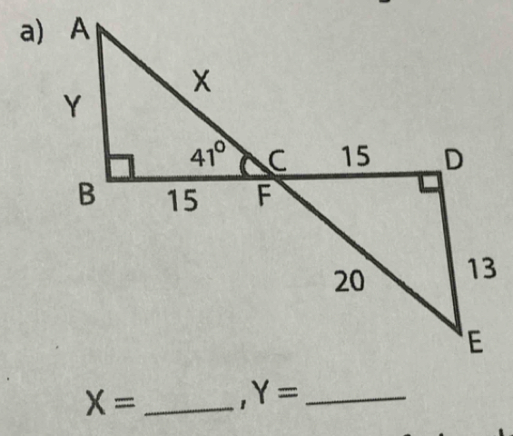 X= _
_ ,Y=