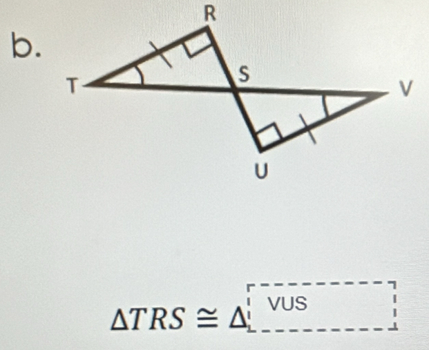 △ TRS≌ △