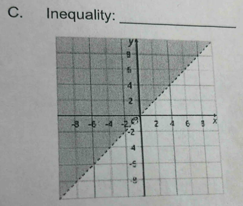 Inequality: 
_