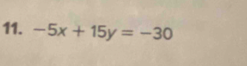 -5x+15y=-30