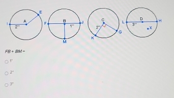 FB+BM=
1°
2°
3°