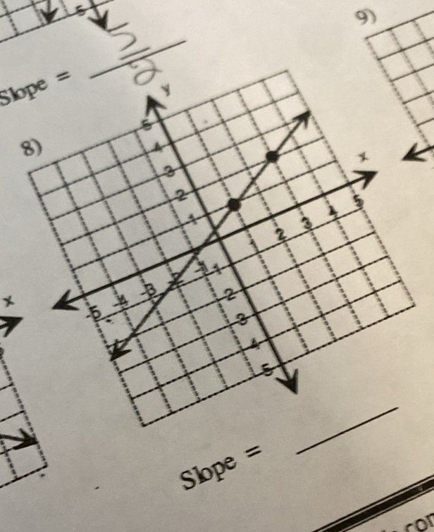 5 
9) 
_
Slope =
_
Slope =