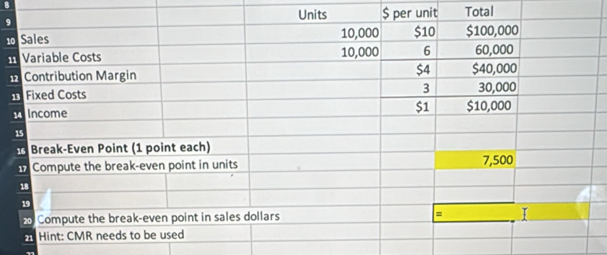 9
r unit Total 
1 
2