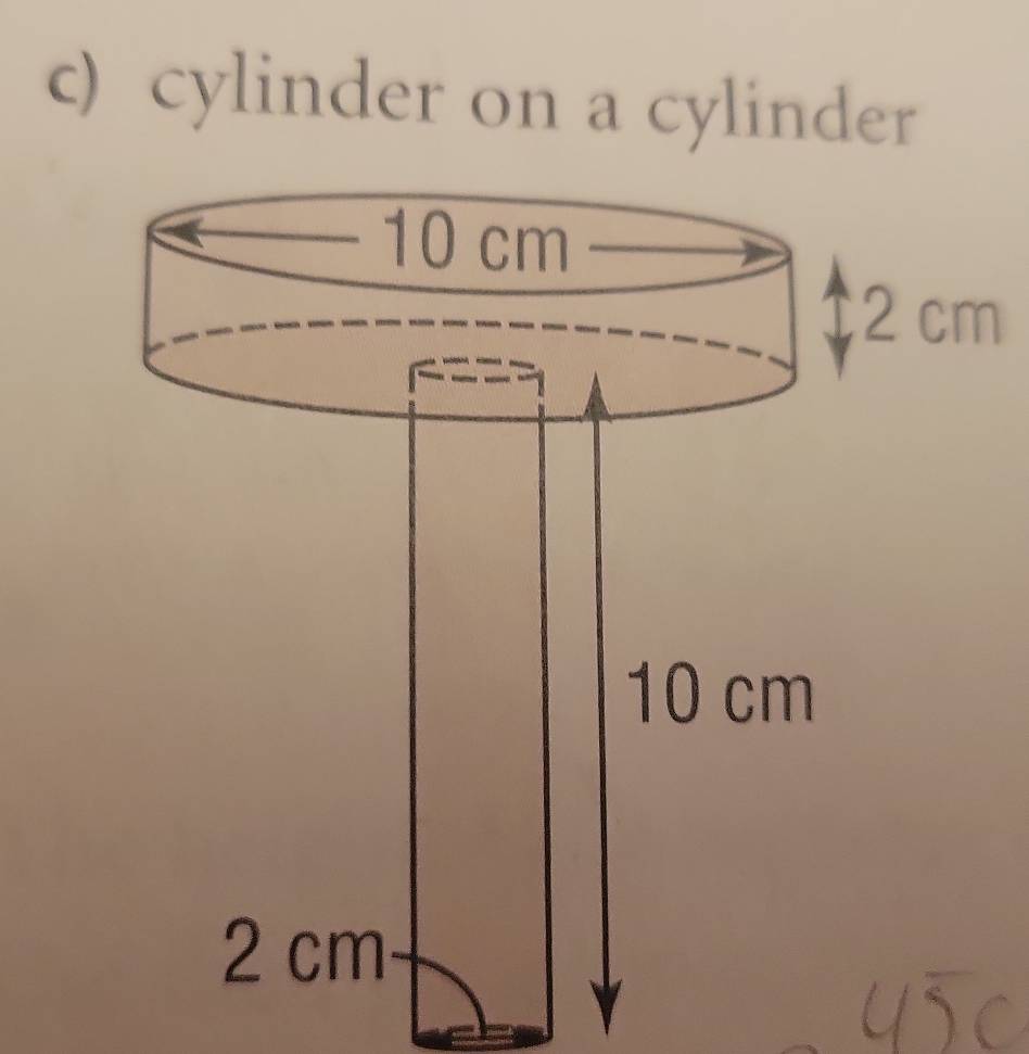 cylinder on a cylinder
m